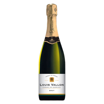 Вино игристое Белое Брют Louis Vallon Cremant de Bordeaux Brut 0,75 л фото