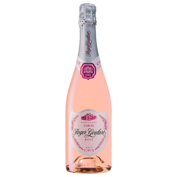 Вино игристое Розовое Брют Roger Goulart Coral Rose Brut Cava 2018 0,75 л фото