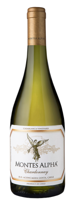 Вино Белое Сухое Montes Alpha Chardonnay 2023 0,75 л фото