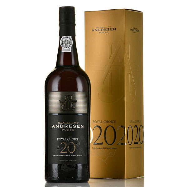 Портвейн Andresen Royal Choice Tawny 20 Year Old in gift box 0,75 л фото