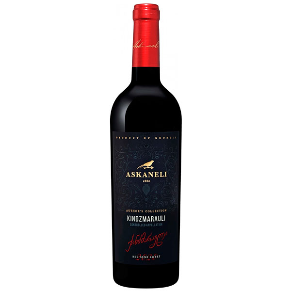 Вино Красное Полусладкое Askaneli Author's Collection Kindzmarauli 2023 0,75 л фото