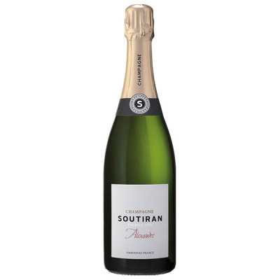 Вино игристое Белое Брют Soutiran Alexandre Premier Cru Brut Champagne 0,75 л фото