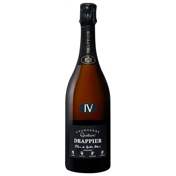 Шампанское Белое Экстра Брют Drappier Quattuor Blanc de Quatre Blancs Extra Brut Champagne 2017 0,75 фото