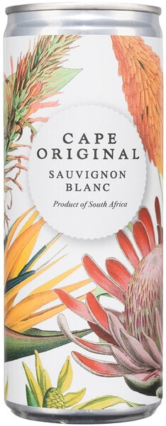 Вино Белое Сухое Cape Original Sauvignon Blanc Western Cape in can 2024 0,25 л фото