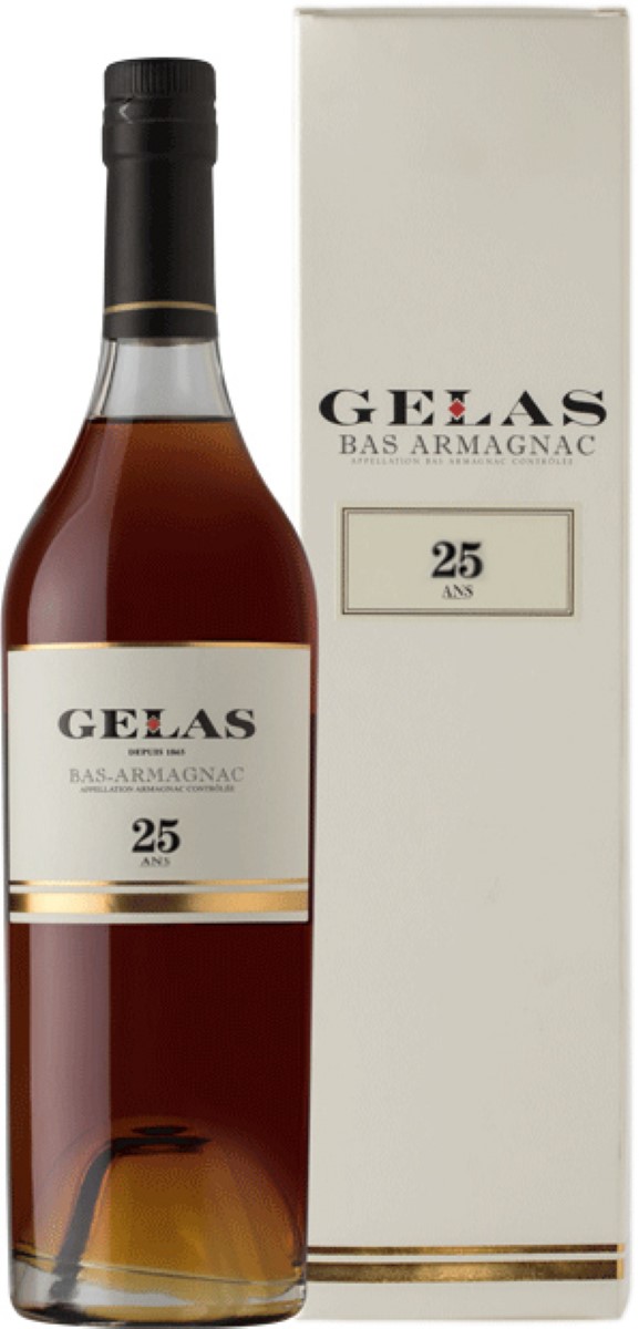 Арманьяк Gelas 25 ans Bas Armagnac in gift box 0,7 л фото