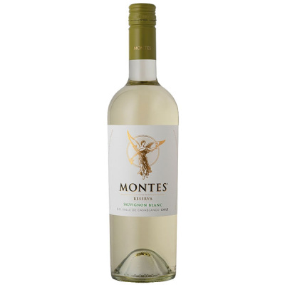 Вино Белое Сухое Montes Reserva Sauvignon Blanc Valle Central 2023 0,75 л фото