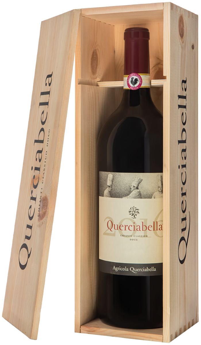 Вино Красное Сухое Querciabella Chianti Classico in wooden box 2022 1,5 л фото