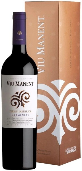 Вино Красное Сухое Viu Manent Gran Reserva Carmenere Colchagua Valley in gift box 2022 0,75 л фото