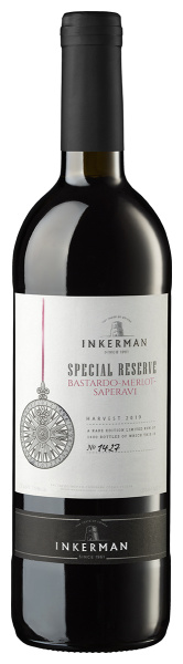 Вино Красное Сухое Inkerman Bastardo-Merlot-Saperavi Special Reserve 2020 0,75 л фото