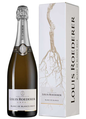 Вино игристое Белое Брют Louis Roederer Blanc de Blancs Brut Champagne in gift box 2017 0,75 л фото