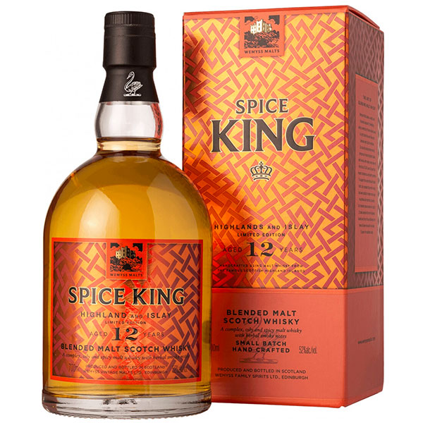 Виски Spice King Highland & Islay Limited Edition 12 Years Old Blended Malt in gift box 0,7 л фото