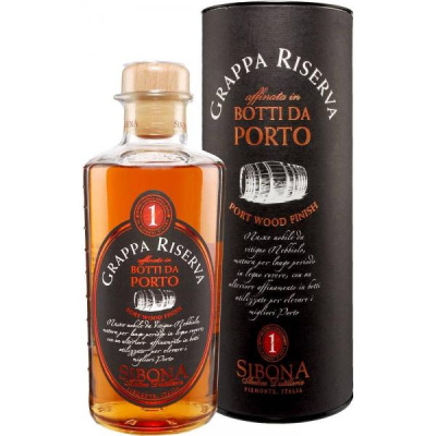 Граппа Sibona Riserva Port Wood Finish in tube 0,5 л фото