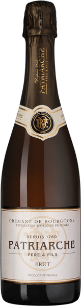 Вино игристое Белое Брют Patriarche Cremant de Bourgogne Brut 0,75 л фото