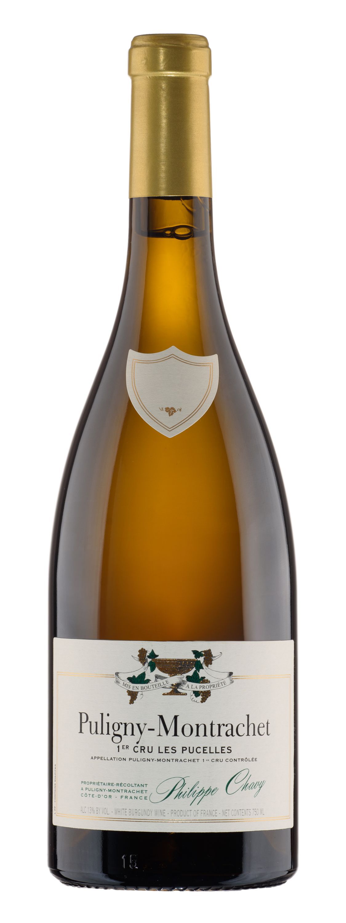 Вино Белое Сухое Domaine Philippe Chavy Puligny-Montrachet 1er Cru Les Pucelles 2022 0,75 л фото