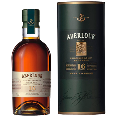 Виски Aberlour Aged 16 Years Double Cask Matured Single Malt Speyside 43% in tube 0,7 л фото