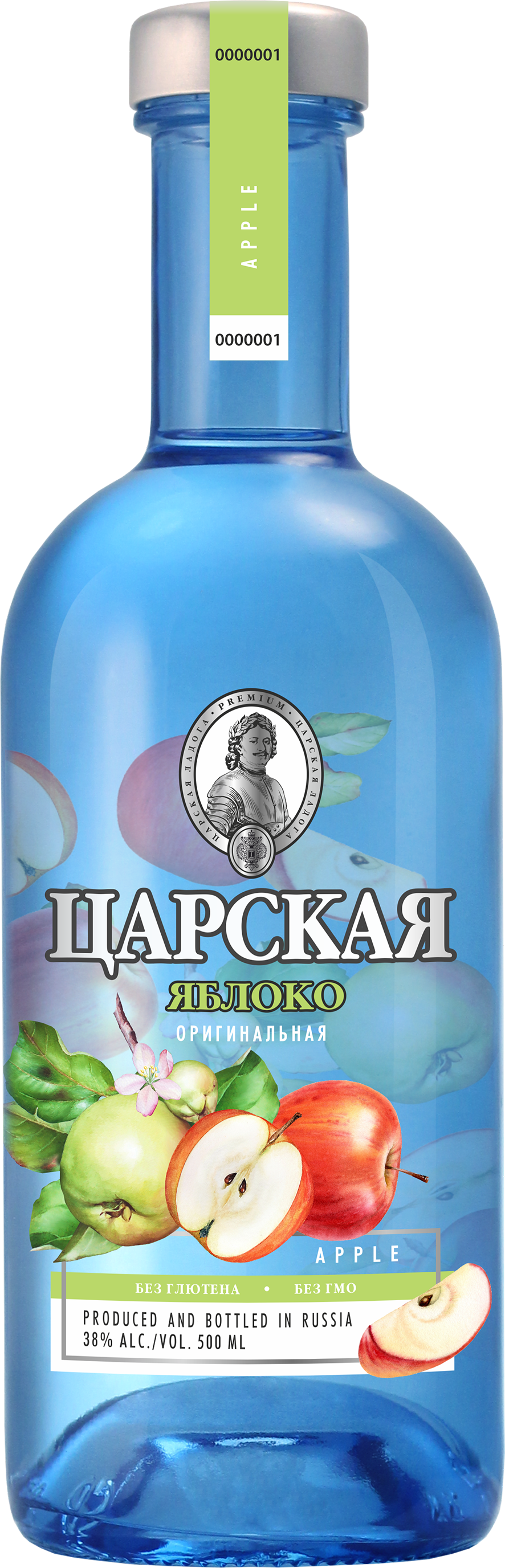 Водка Tsarskaja Original Apple 0,5 л фото