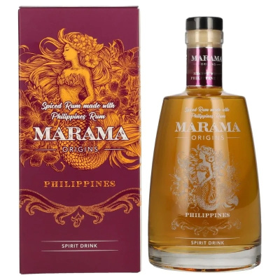 Ром Marama Origins Spiced Philippines in gift box 0,7 л фото