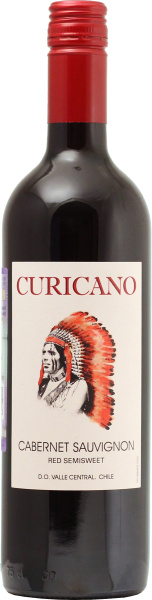 Вино Красное Полусладкое Curicano Cabernet Sauvignon Semisweet 2023 0,75 л фото