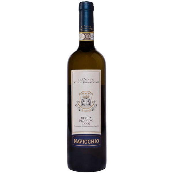 Вино Белое Сухое Il Conte Villa Prandone Navicchio Pecorino Offida 2022 0,75 л фото