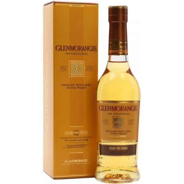 Виски Glenmorangie The Original 10 years old Single Malt Highland in gift box 0,35 л фото