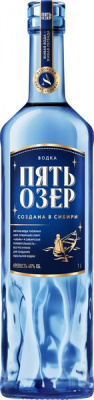 Водка Five Lakes 1 л фото