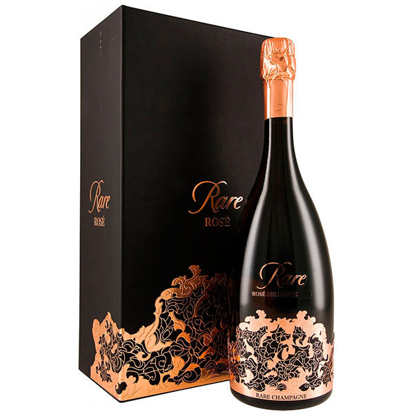 Вино игристое Розовое Брют Piper-Heidsieck Rare Rose Millesime Champagne in gift box 2014 0,75 л фото