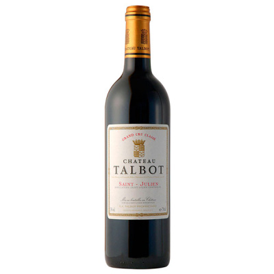 Вино Красное Сухое Chateau Talbot 4-me Grand Cru Classe St-Julien 2015 0,75 л фото