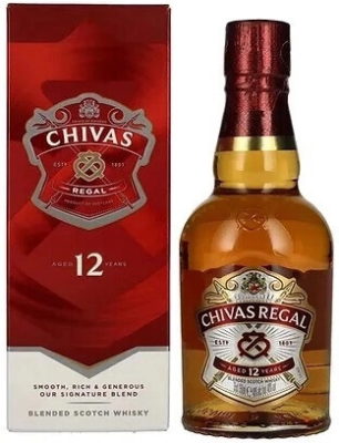 Виски Chivas Regal 12 YO in gift box 0,2 л фото