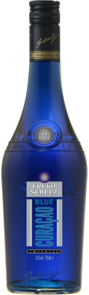 Ликер Fruko Schulz Blue Curacao 0,7 л фото