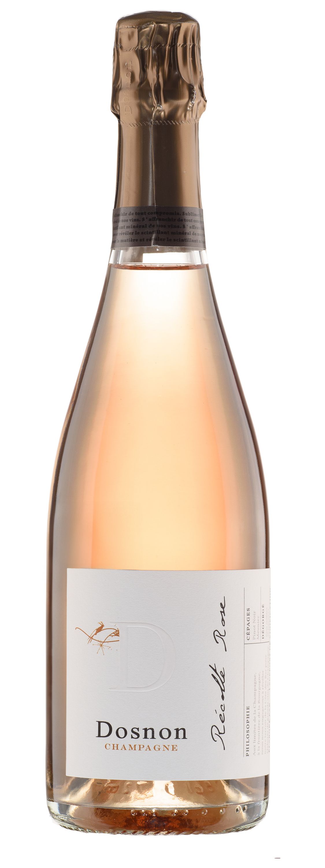 Шампанское Розовое Брют Dosnon Recolte Rose Brut Champagne 2021 0,75 л фото