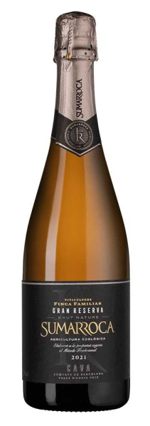 Вино игристое Белое Экстра Брют Sumarroca Gran Reserva Brut Nature Cava 2022 0,75 л фото