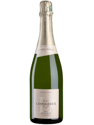 Вино игристое Белое Брют Lamoureux Reserve Champagne 2020 0,75 л фото