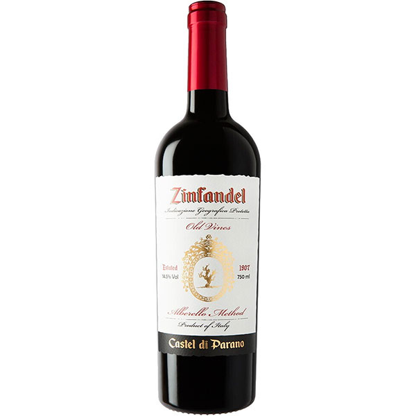Вино Красное Полусухое Paolo Leo Castel di Parano Zinfandel Puglia 2022 0,75 л фото