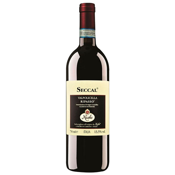 Вино Красное Полусухое Nicolis Seccal Valpolicella Ripasso Classico Superiore 2017 0,75 л фото