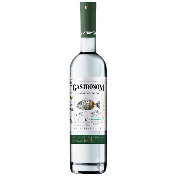 Водка Gastronom Blend № 4 for Fish Dishes 0,5 л фото