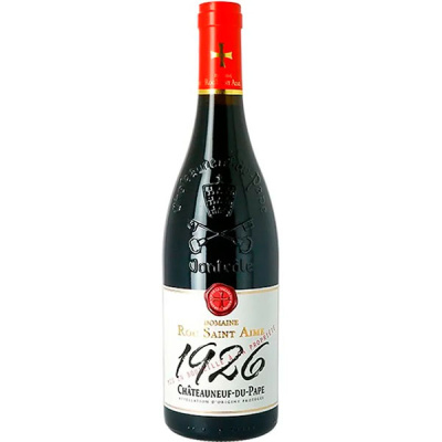 Вино Красное Сухое Domaine Roc Saint Aime 1926 Chateauneuf-du-Pape 2020 0,75 л фото