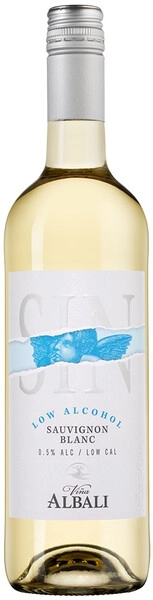 Вино Белое Полусухое Vina Albali Sauvignon Blanc Low Alcohol 0,75 л фото