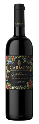 Вино Кармен Гран Ресерва Фрида Кало Карменер 2022 Красное Сухое 13,5% 0,75 л фото
