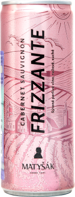 Вино игристое Розовое Брют Matysak Cabernet Sauvignon Frizzante 2023 0,25 л фото