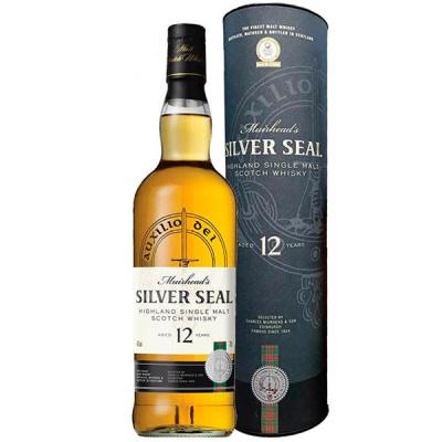 Виски Muirhead's Silver Seal 12 Years Old Single Malt Speyside in tube 0,70 л фото