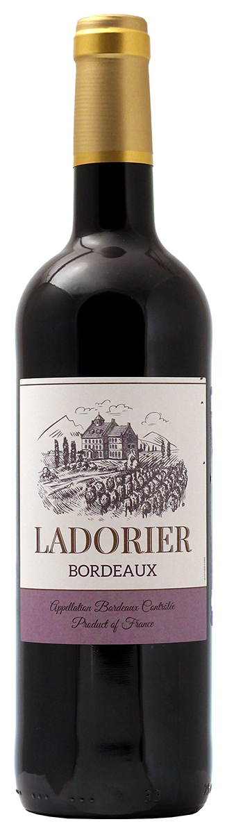 Вино Красное Сухое Ladorier Rouge Bordeaux 2020 0,75 л фото