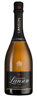 Вино игристое Белое Брют Lanson Le Black Reserve Brut Champagne 2018 0,75 л фото