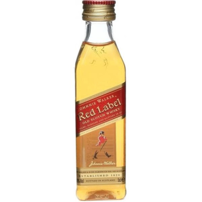 Виски Johnnie Walker Red Label 0,05 л фото