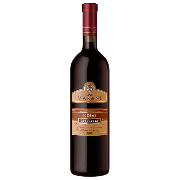 Вино Красное Сухое Marani Mukuzani 2019 0,75 л фото