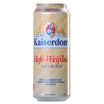 Пиво Kaiserdom Hefe-Weissbier in can 0,50 л фото