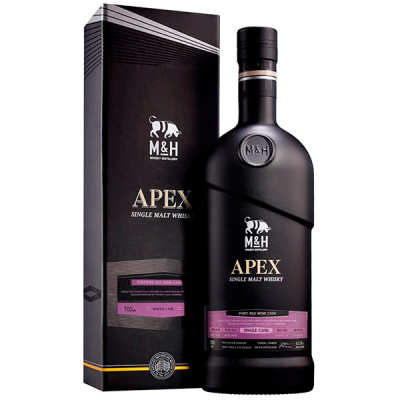 Виски M&H Apex Single Cask Fortified Red Wine Cask Single Malt 0,70 л Виски M&H Apex Single Cask Fortified Red Wine Cask Single Malt 0,70 л фото