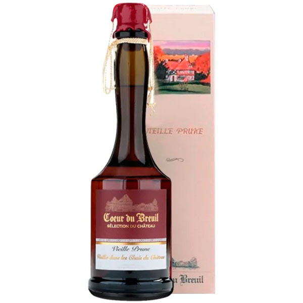 Кальвадос Chateau du Breuil Vieille Prune Selection du Chateau in gift box 0,7 л фото