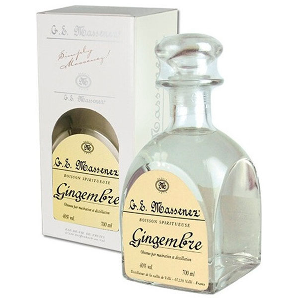 Бренди G. E. Massenez Eau-de-Vie Gingembre in gift box 0,70 л фото