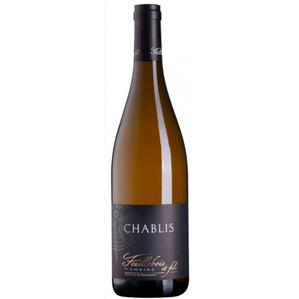 Вино Белое Сухое Domaine Feuillebois et Fils Chablis 2021 0,75 л фото