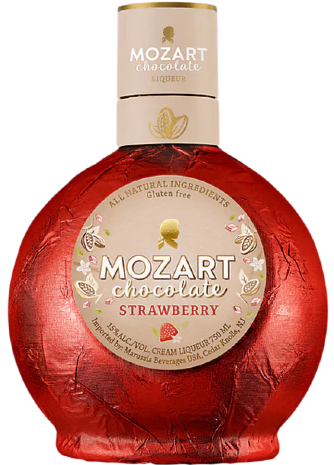 Ликер Mozart White Chocolate Cream Strawberry 0,75 л фото